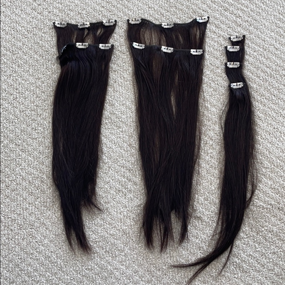 Laced Hair 18” Clip-In “Chocolate” extensions